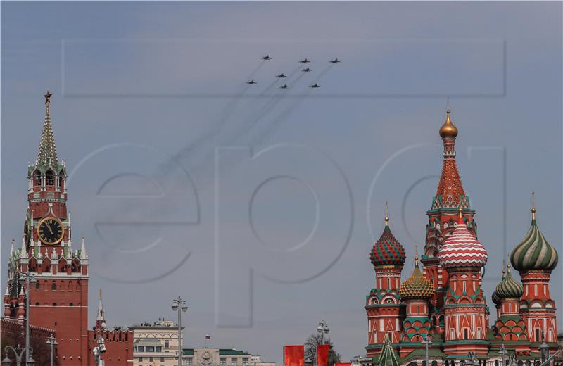 RUSSIA VICTORY PARADE REHEARSAL