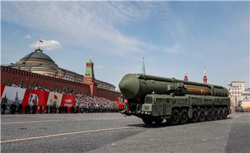 RUSSIA VICTORY PARADE REHEARSAL