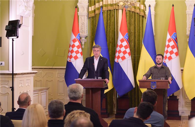 Plenković u Kijevu: Hrvatska se divi otporu ukrajinskog naroda