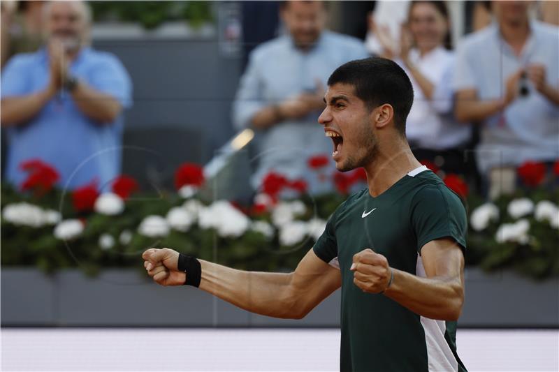 ATP Madrid: Alcaraz prejak za Zvereva