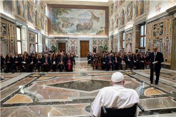 VATICAN POPE FRANCIS MACERATA UNIVERSITY