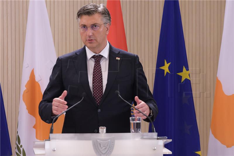 Plenković prvi hrvatski premijer na Cipru