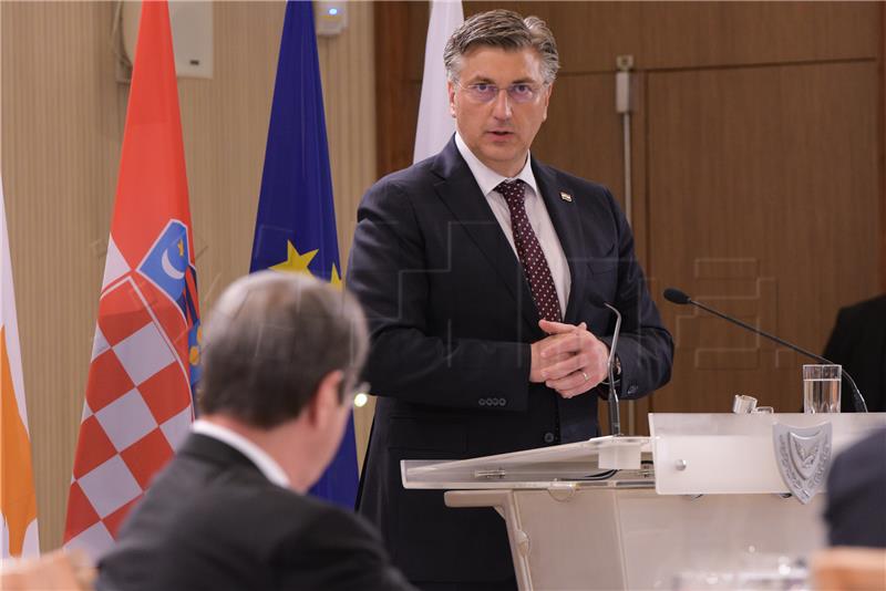 Plenković prvi hrvatski premijer na Cipru