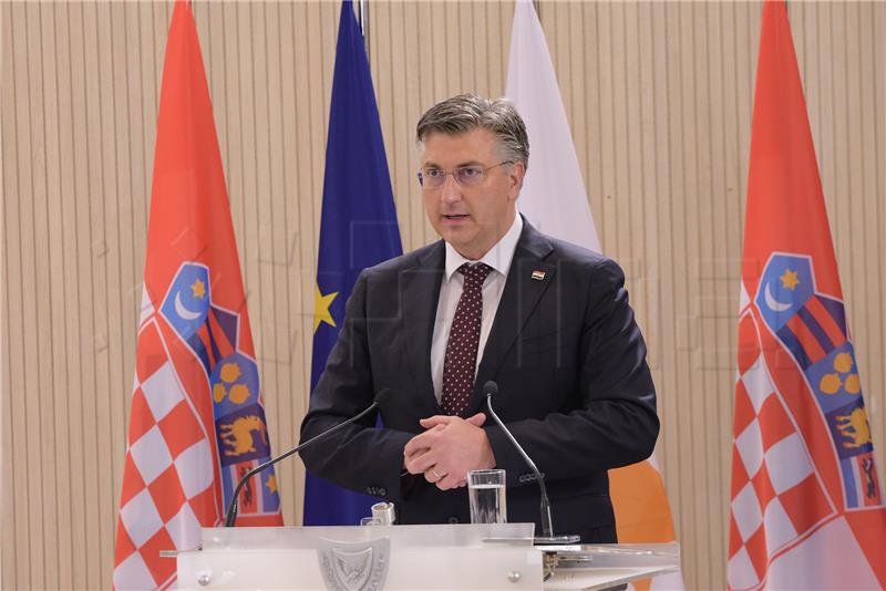 Plenković prvi hrvatski premijer na Cipru