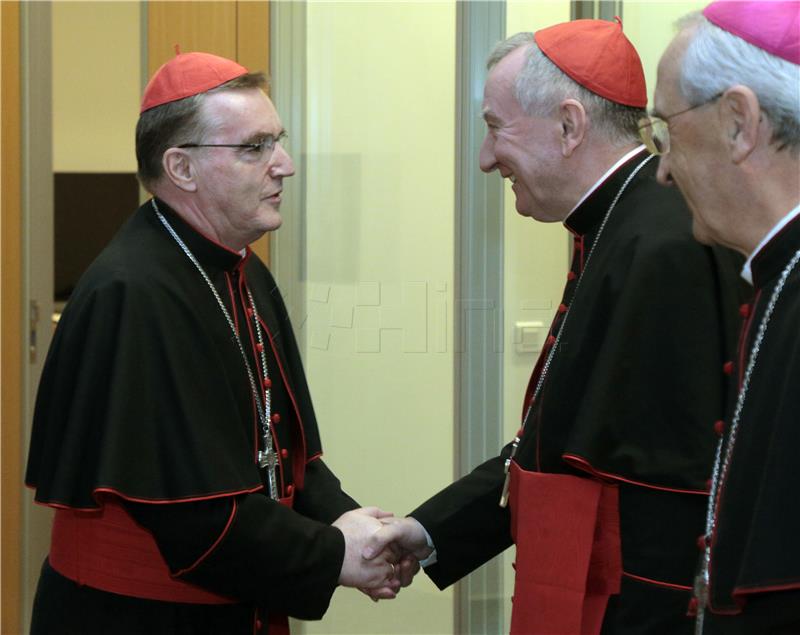 Croats are deeply rooted in faith, Cardinal Parolin says