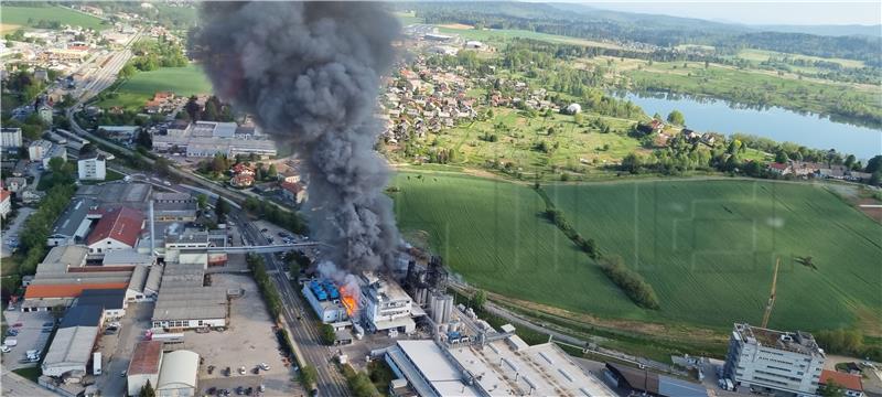 Eksplozija i požar u Kemijskoj tvornici melamina u Kočevju