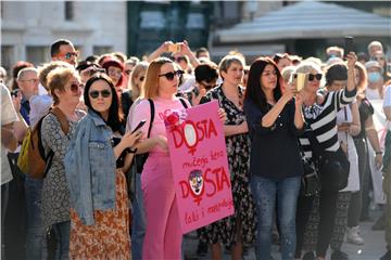 Split: Skup Udruge Domine u znak solidarnosti s Mirelom Čavajdom