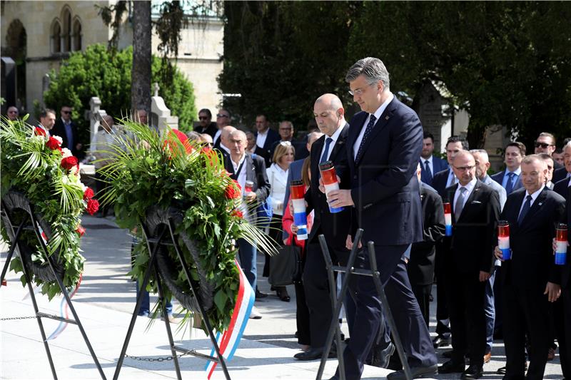 Zagreb: Obilježavanje 100. obljetnice rođenja Franje Tuđmana