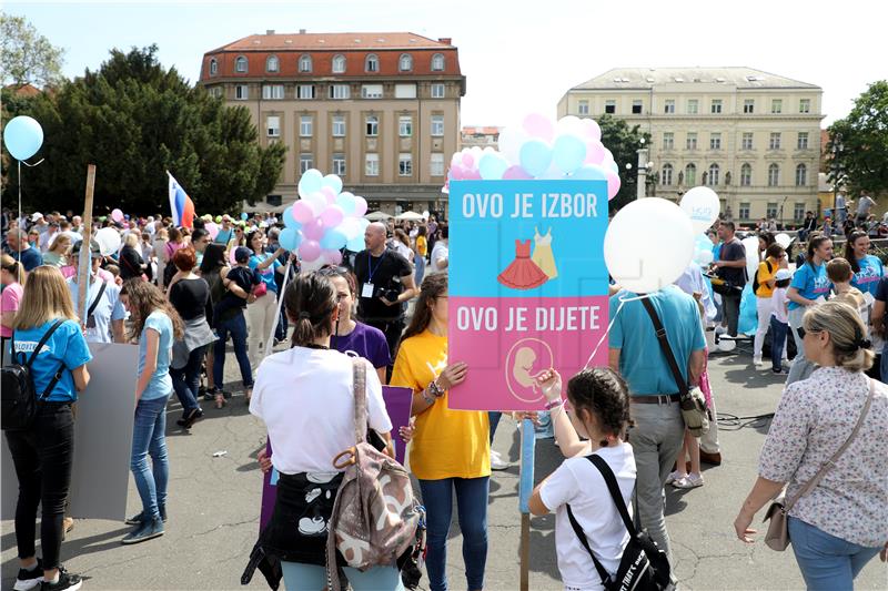 7th Walk for Life held in Zagreb