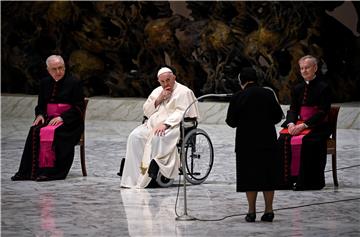 VATICAN POPE FRANCIS AUDIENCE