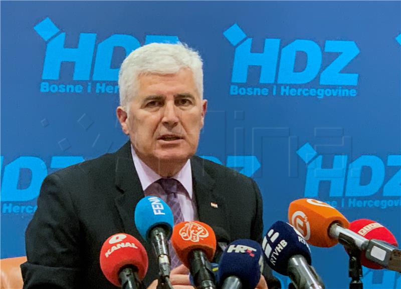 Čović calls for single Croatian policy towards Croats in BiH