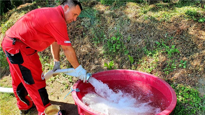 Hrvatski Crveni križ dosad asanirao 1036 bunara na potresom pogođenoj Banovini