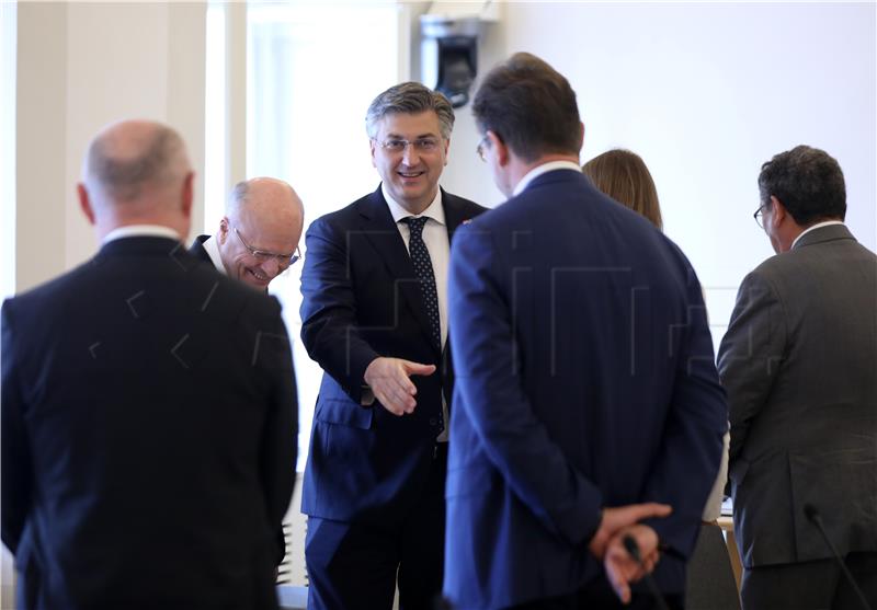 Premijer Plenković primio predsjednika Suda Europske unije Lenaertsa