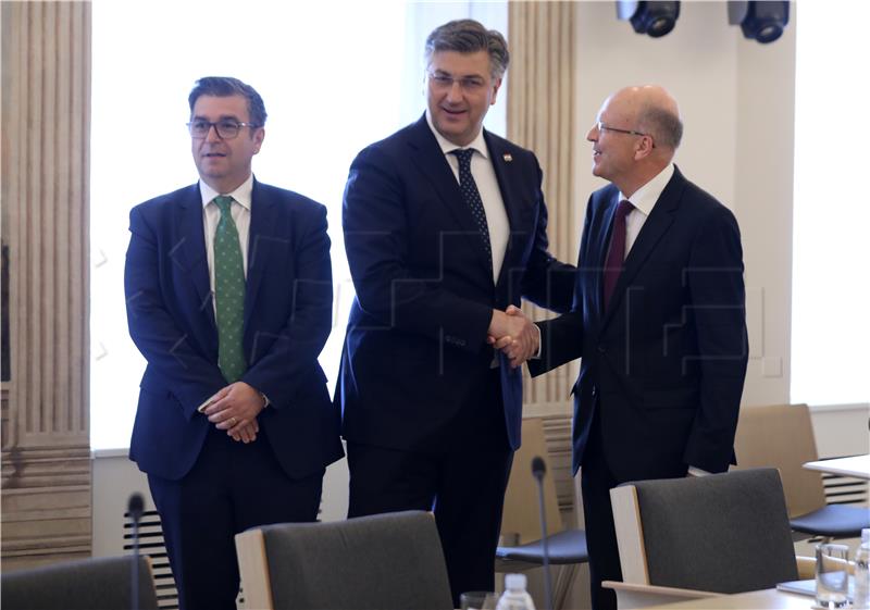 Premijer Plenković primio predsjednika Suda Europske unije Lenaertsa