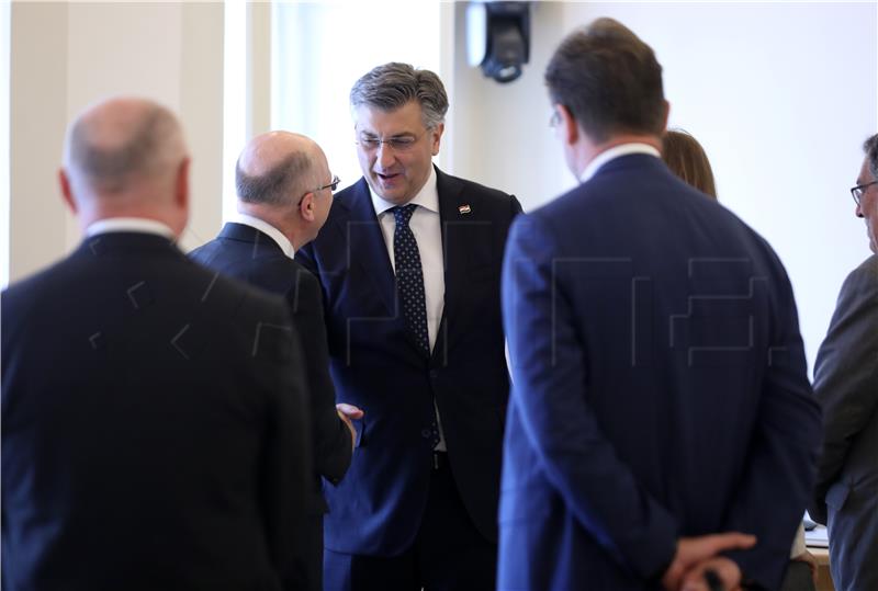 Premijer Plenković primio predsjednika Suda Europske unije Lenaertsa