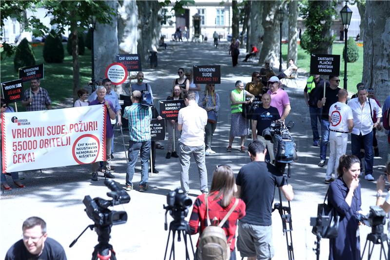 Udruga Franak održala prosvjed