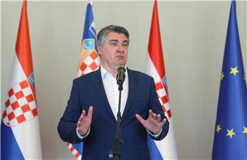 Milanović dao izjavu za medije u Uredu Predsjednika