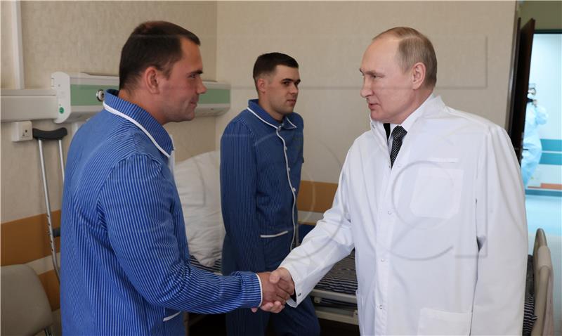 RUSSIA UKRAINE PUTIN HOSPITAL