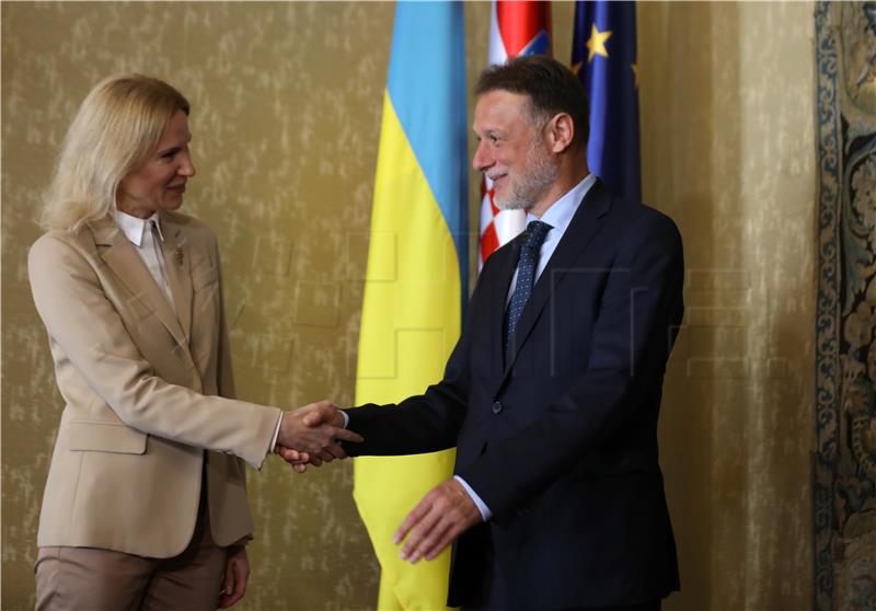 Jandroković reassures Ukrainian official of Croatia's continuing support 