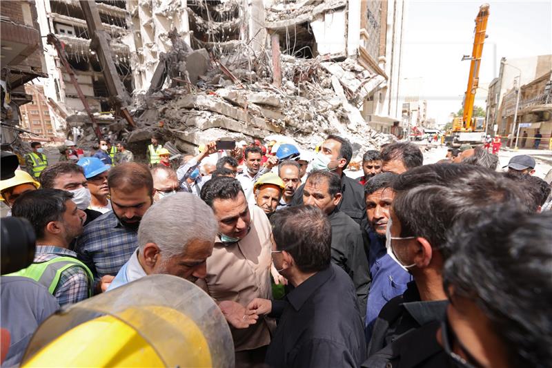 IRAN ACCIDENTS BUILDING COLLAPSE