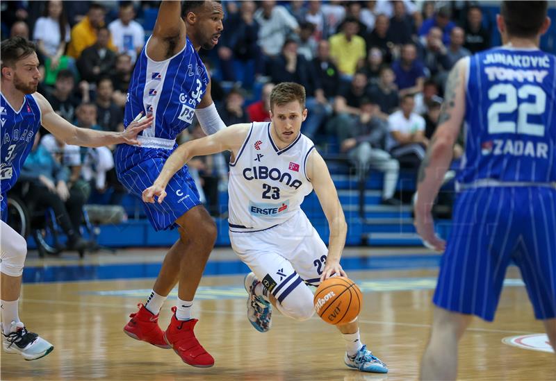 Finale doigravanja prvenstva Hrvatske za košarkaše Cibona - Zadar