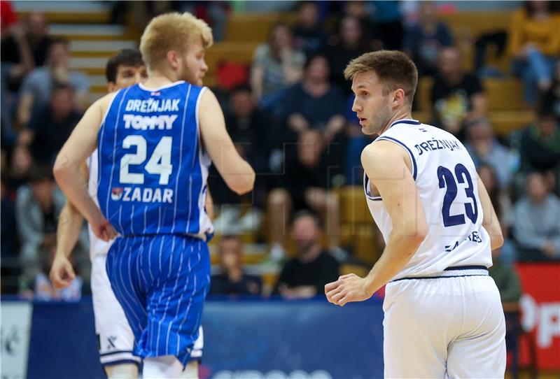 Finale doigravanja prvenstva Hrvatske za košarkaše Cibona - Zadar