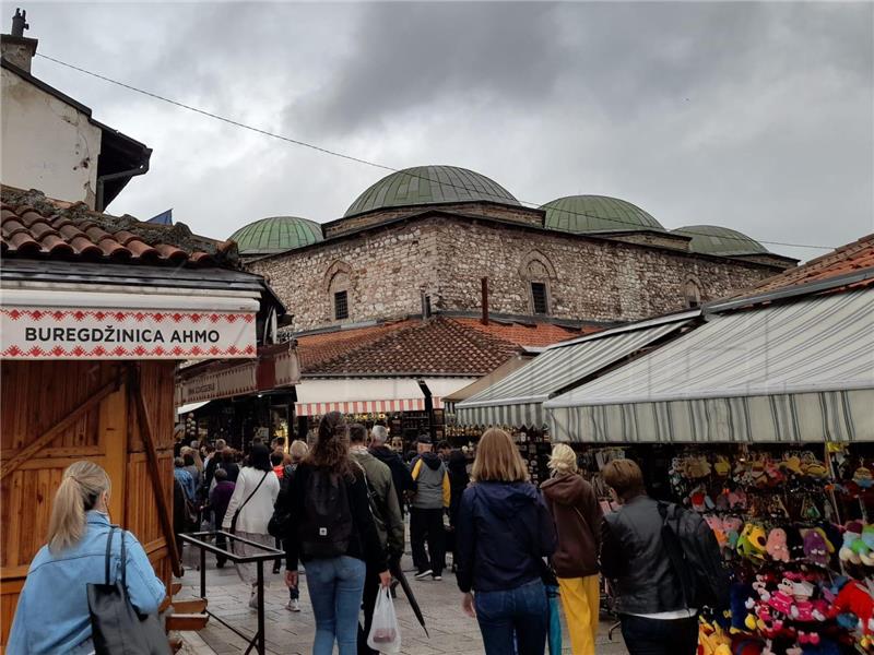 Sarajevo na kišni proljetni dan