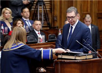 SERBIA GOVERNMENT VUCIC SWEARING IN CEREMONY