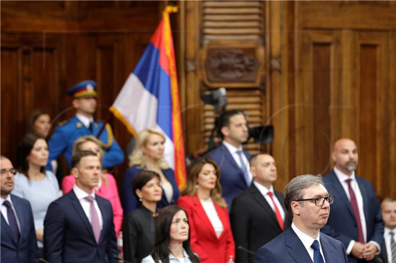 SERBIA GOVERNMENT VUCIC SWEARING IN CEREMONY