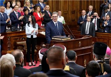 SERBIA GOVERNMENT VUCIC SWEARING IN CEREMONY