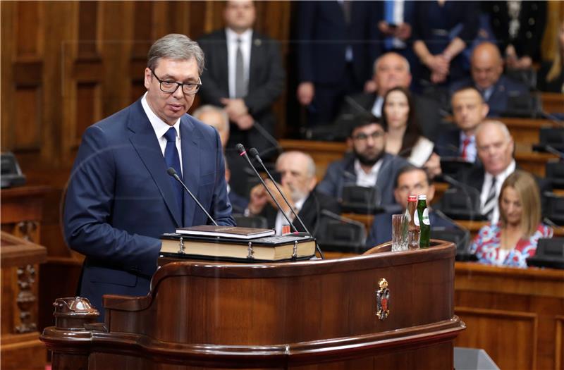 SERBIA GOVERNMENT VUCIC SWEARING IN CEREMONY