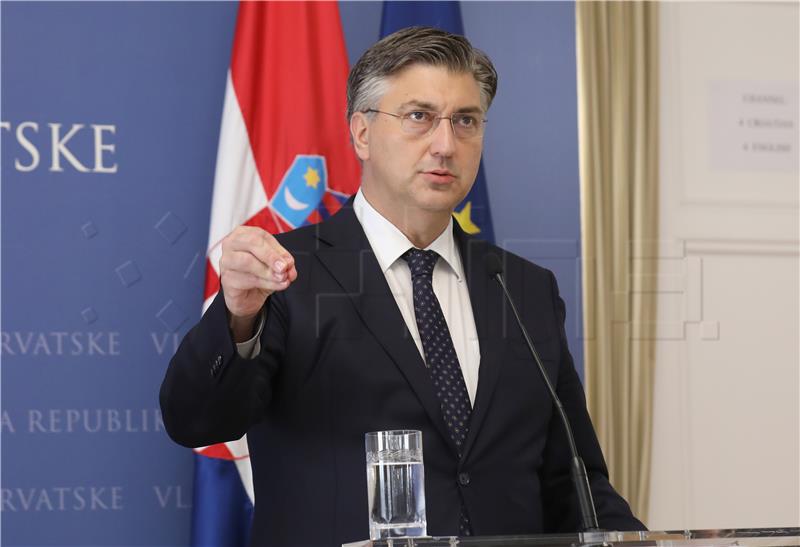 Plenković i Dombrovskis izjave za medije nakon sastanka