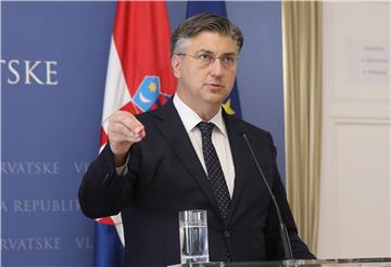 Plenković i Dombrovskis izjave za medije nakon sastanka