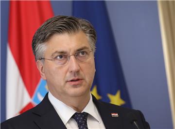 Plenković i Dombrovskis izjave za medije nakon sastanka