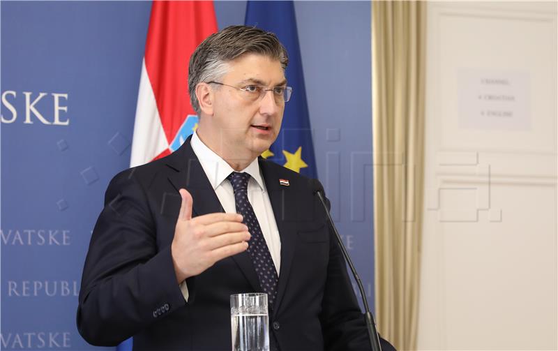 Plenković i Dombrovskis izjave za medije nakon sastanka