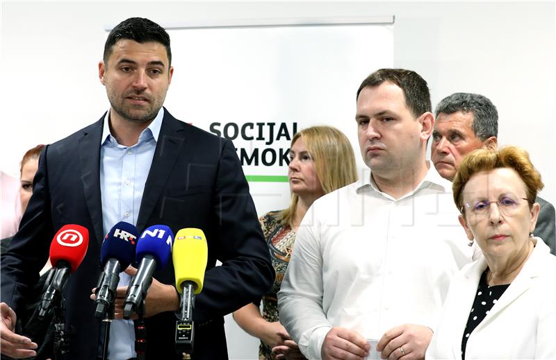 Konferencija za medije udruge Socijaldemokrati Grada Zagreba