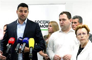 Konferencija za medije udruge Socijaldemokrati Grada Zagreba