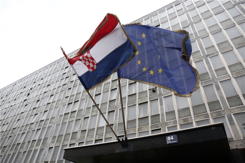 Judicial staff protest across Croatia