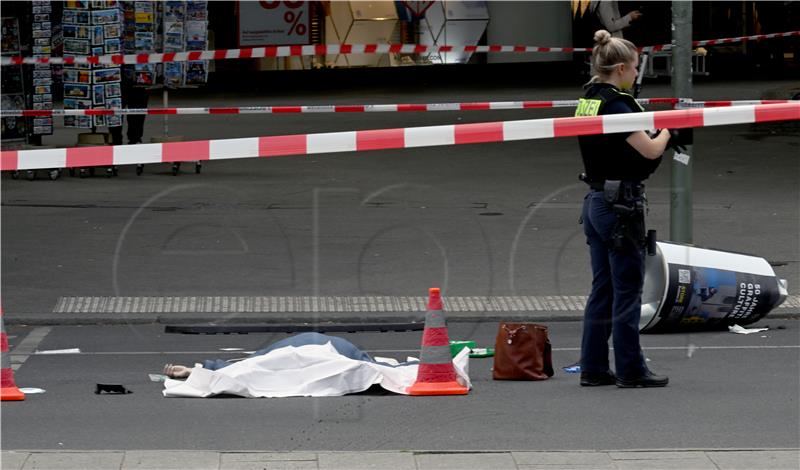 GERMANY BERLIN CAR PLOWS INTO CROWD