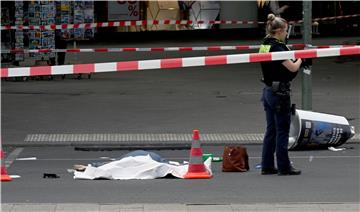 GERMANY BERLIN CAR PLOWS INTO CROWD