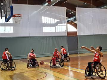 Nedelišće: Milanović posjetio pripreme košarkaške reprezentacije osoba u kolicima