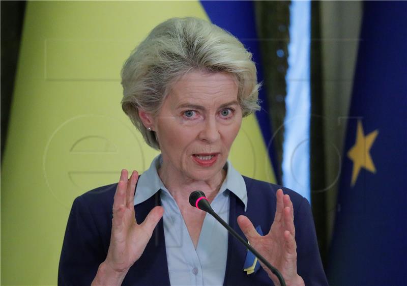 Von der Leyen: idući tjedan EU će odgovoriti na europske ambicije Ukrajine