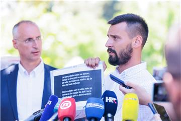 Konferencija za medije Puljka, Ivoševića i Baričića