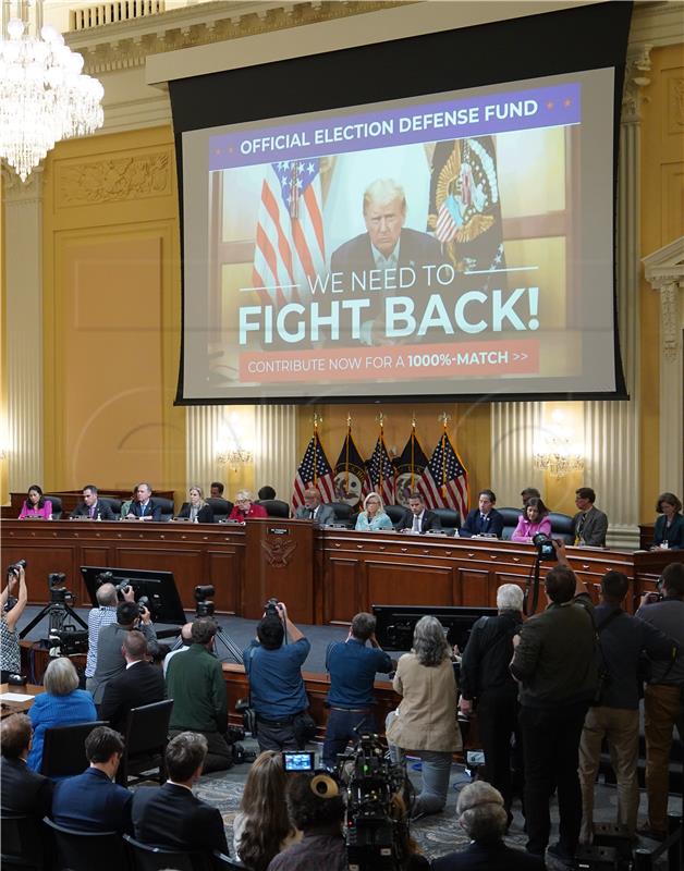 USA CAPITOL JANUARY 6 RIOT HEARING