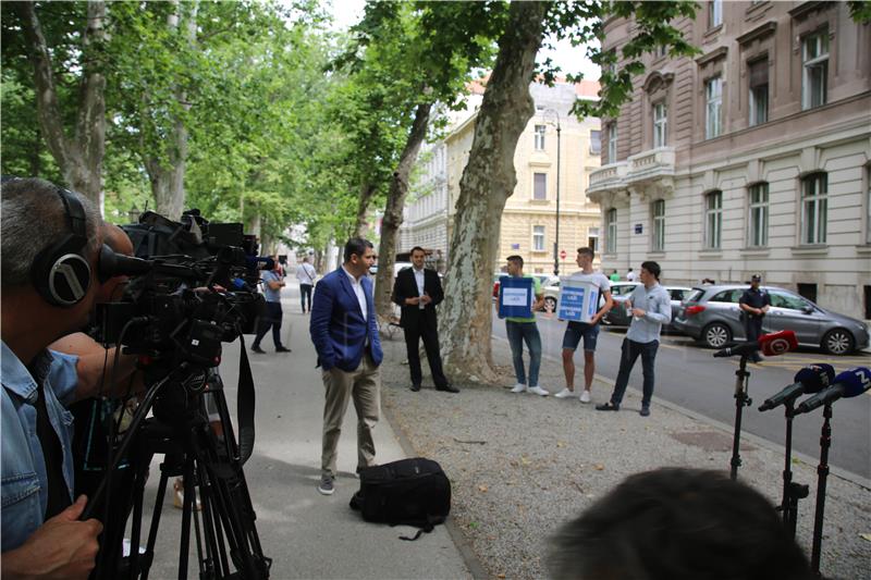 Konferencija za medije saborskog zastupnika Nikole Grmoje