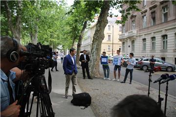 Konferencija za medije saborskog zastupnika Nikole Grmoje