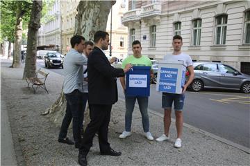 Konferencija za medije saborskog zastupnika Nikole Grmoje