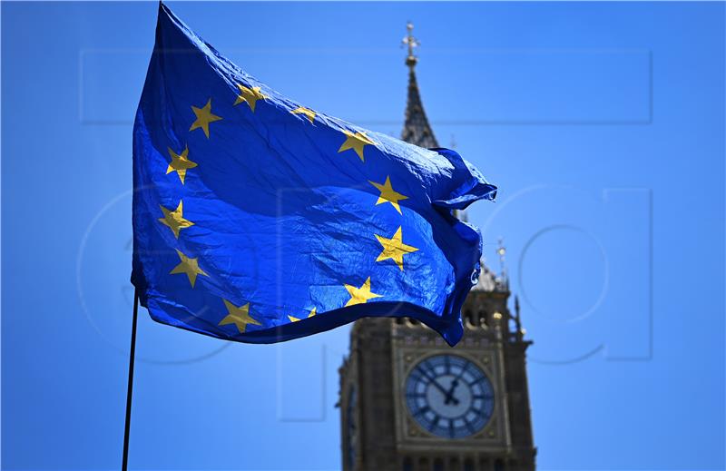 BRITAIN POLITICS EU BREXIT NORTHERN IRELAND PROTEST