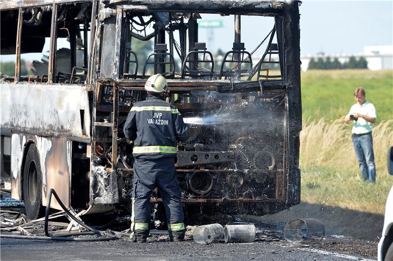 Zapalio se autobus kod Imotskog, svi širokobriješki učenici bez ozljeda