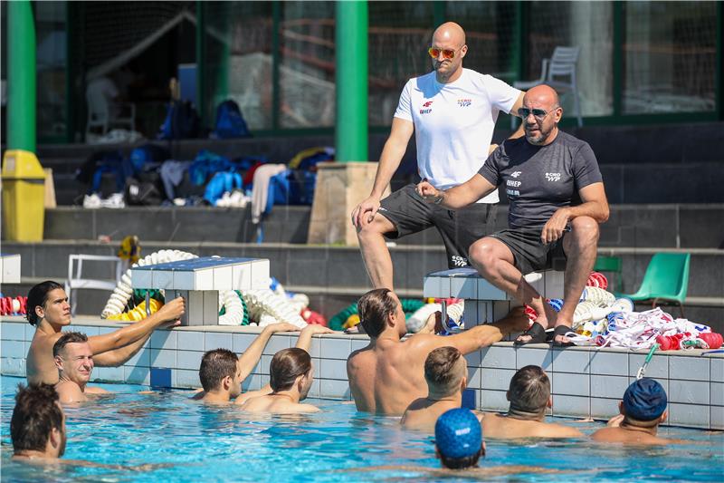 Otvoreni trening Hrvatske vaterpolo reprezentacije